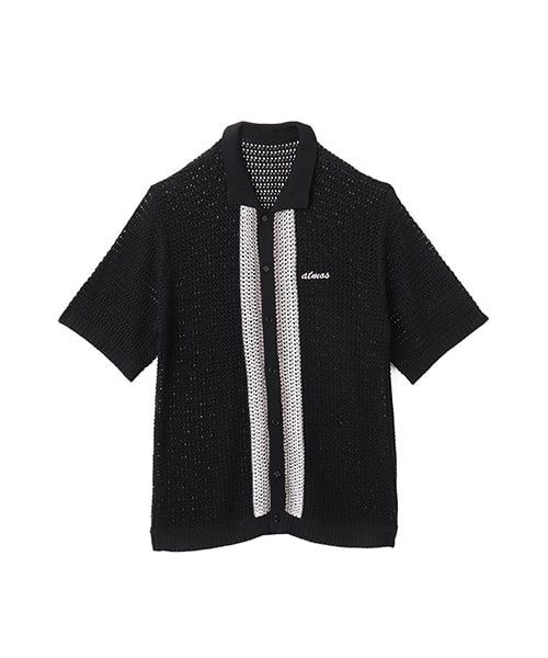 atmos S/S Gradient Knit Shirt with gradient design from Japan