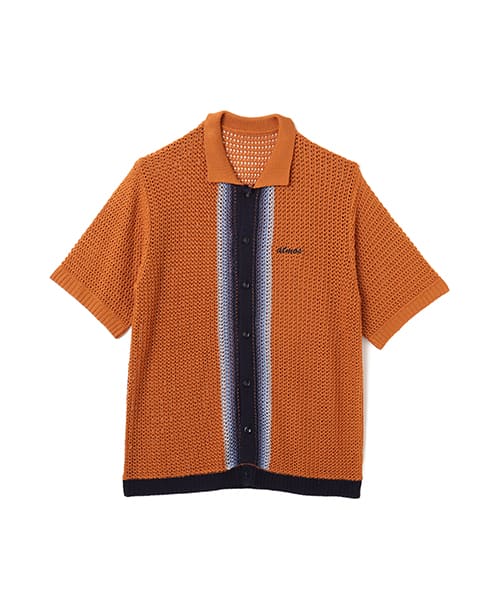 atmos S/S Gradient Knit Shirt - Gradient Knit design from Japan
