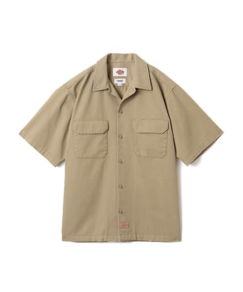 Dickies x atmos Utility WORK SS SHIRT from Japan, featuring unique design details
