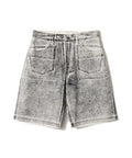atmos Foil Print Denim Shorts with unique foil print design from Japan