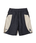 atmos Panel Docking Short Pants - black and white sneakers with unique panel design from Japan