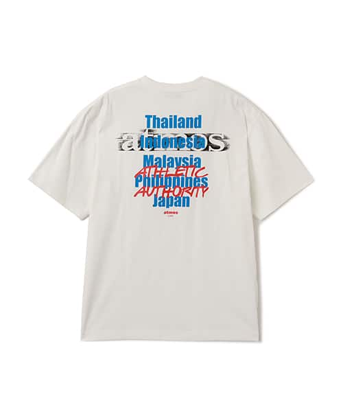 atmos Layered Logo T-shirt with bold graphics from Japan