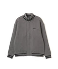 atmos Polyester Single-Ridge Tuck Zip-Up Sweater