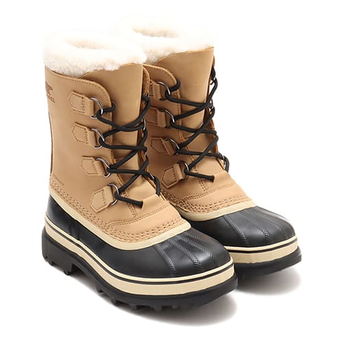 SOREL CARIBOU BUFF Sneakers with brown leather and rugged sole from Japan