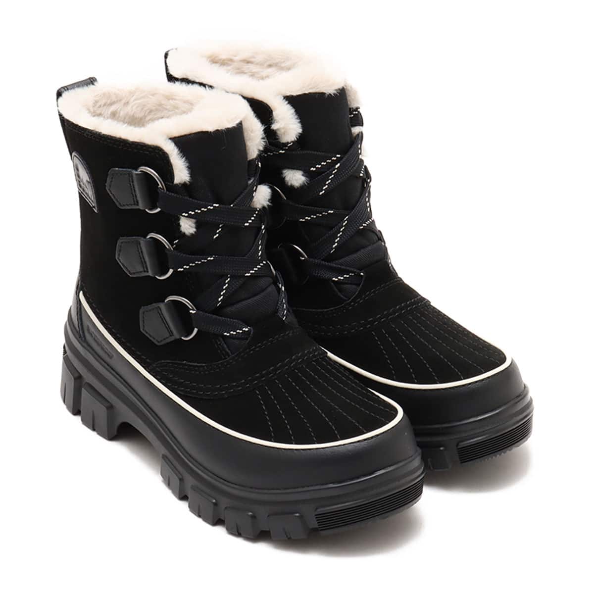 SOREL TIVOLI V WP sneakers with unique lacing system from Japan