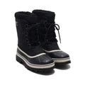 SOREL CARIBOU Sneakers in Black/Dark Stone color from Japan, featuring rugged sole and premium materials