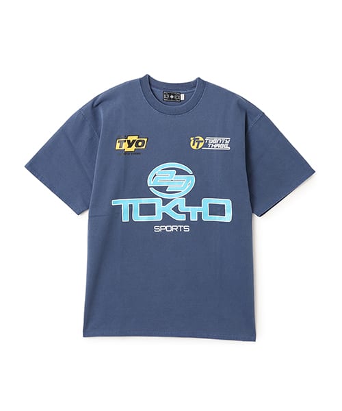 TOKYO 23 Racing Print T-shirt with unique design from Japan