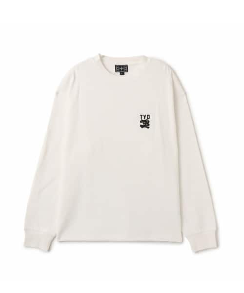 TOKYO23 Embroidery Logo Thermal LS T-shirt